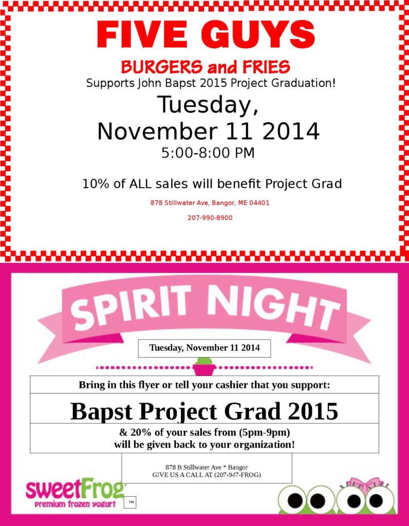 project grad flyer5guys-sweetfrog